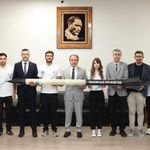 PAÜ’nün TEKNOFEST’teki Gururu Hazar Aerospace Takımından Rektör Güngör’e Ziyaret