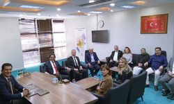 Başkan Horzum ve ekibi, Başkan Güngör’ü ziyaret etti