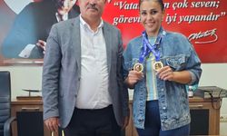 Türkiye şampiyonu Hatice Öğretmen Beyağaç'ı gururlandırdı