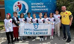 Denizli’nin çocukları Türkiye Zeka Oyunlarına damga vurdu
