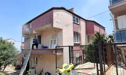 Kurban ile uğraşan ailenin evi yandı
