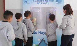 Merkezefendi Belediyesi 15 okula 30 steril içme suyu ünitesi yerleştirdi