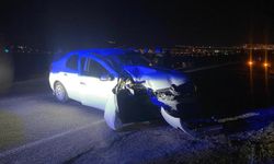 Denizli'de Seyir Halinde Aracın Lastiği Patladı :1 Yaralı