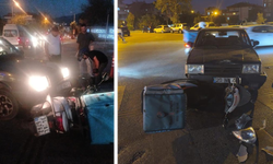 Denizli'de Motosiklet Kazaları Güvenlik Kamerasına Yansıdı