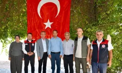 Orman Bölge Müdürü Köle, Buldan Yangınında Yaralanan Personeli Ziyaret Etti