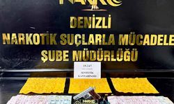 Denizli'de 19 bin kullanımlık sentetik uyuşturucu yakalandı