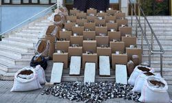 Denizli’de eş zamanlı operasyonlarda binlerce kaçak sigara yakalandı