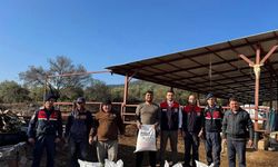 Beyağaç Belediyesi şap hastalığına karşı üreticilere kireç dağıttı