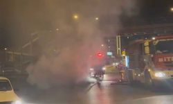 Çalışmayan elektrikli motosikletini üzerine benzin döküp yaktı