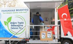 Pamukkalede geri dönüşüm seferberliği mahalle mahalle devam ediyor