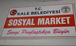 Kale Belediyesinden ihtiyaç sahibi vatandaşlara Sosyal Market desteği