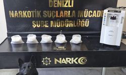 Solunum cihazının içerisinden 5 kilogram uyuşturucu madde çıktı