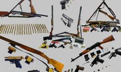 Kale’de kaçak silah ve mühimmatla yakalanan 9 şüpheli gözaltına alındı
