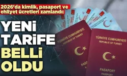 2026 Kimlik, Pasaport ve Ehliyet Ücretleri Netleşti