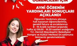 Denizli Büyükşehir’de öğrenim desteği için fatura teslim süreci başladı