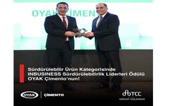 OYAK Çimento’ya “Sürdürülebilirlik Liderleri” Ödülü