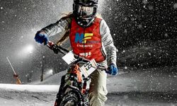 Denizli'li sporcu Snow Bike Türkiye Şampiyonası’na damga vurdu