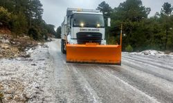 Çameli Belediyesinden kışa müdahale, yeni tuzlama aracı görevde