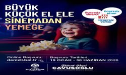 “Büyük Küçük El Ele Sinemadan Yemeğe” projesi başvuruları başladı