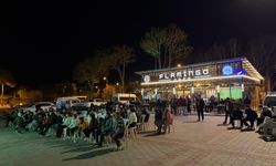 Çardak Meydanı’nda dev ekranda Futbol coşkusu yaşandı