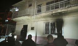 Boş evde çıkan yangın korkuttu