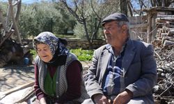 Depremde hasar gören evlerini dışarıdan izliyorlar