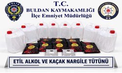 Buldan’da kaçak alkol ve tütün operasyonu düzenlendi