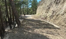 Çameli Belediyesi heyelan sonucu kapanan yolları ulaşıma açtı