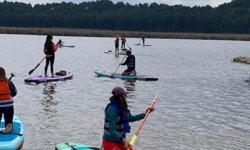 Yayla gölü, kana sporcularını ağırladı