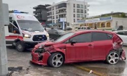 Denizli’de zincirleme trafik kazası: 4 yaralı