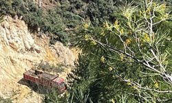 Buldan’da tartışmalı maden sahasında ağaç kesimi başladı