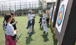 Denizli’de okçular 23 Nisan için yarıştı