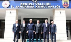 Denizli OSB yönetiminden İl Jandarma Komutanlığına ziyaret