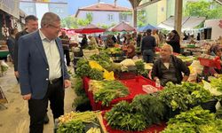 Başkan Subaşıoğlu Pazar Esnafı Ve Vatandaşlarla Buluştu