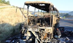 Denizli’deki 8 Kişinin Öldüğü Otobüsten Geriye Sadece Demir Yığını Kaldı