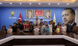 AK Parti Denizli İl Başkanlığı’nda Çocukların Bayram Coşkusu