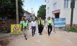 Merkezefendi’de Yol Çalışmaları Aralıksız Sürüyor