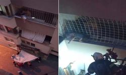 Denizli'de Balkon Filesinde Asılı Kalan Çocuğunu Düşmesin Diye Dakikalarca Tuttu