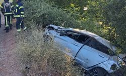 Kontrolden Çıkarak Şarampole Devrilen Otomobilin Sürücü Hayatını Kaybetti
