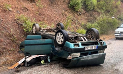 Denizli'de Takla Atan Otomobilde Baba Öldü, Kızı Yaralandı