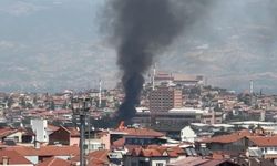 Denizli'de Palet Fabrikasında Yangın