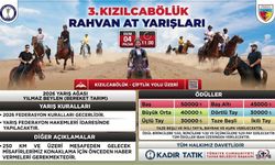 Kızılcabölük’te Rahvan At Yarışları 4 Ekim'de Yapılacak