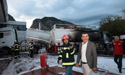 Başkan Çavuşoğlu Yangının Ardından İşletme Sahipleri ve Çalışanları Ziyaret Etti