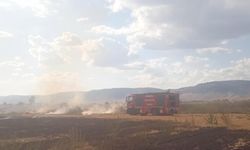 Çivril’de Tarım Arazisinde Yangın Çıktı
