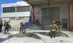 Denizli'de Şarjdaki Elektrikli Araç Alev Aldı