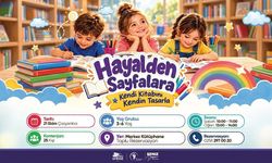 Merkez Kütüphane’de Çocuklar Hayallerini Kitaplara Dönüştürecek