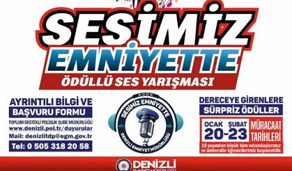 Denizli Emniyet Müdürlüğünün ‘Sesimiz Emniyette' Yarışmasında Son Gün 28 Şubat