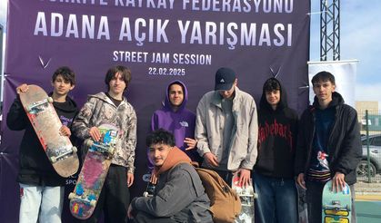 Genç kaykaycılar, Denizli'yi Adana'da temsil etti