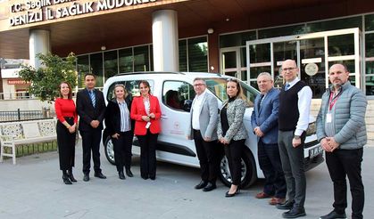 Denizli’de Evde Sağlık Hizmeti Aracı Hizmete Alındı