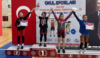 Denizlili genç halterci Türkiye şampiyonu oldu